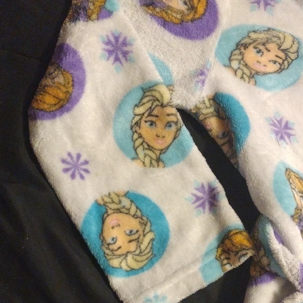 Kids Pajamas with Hood - White and Purple - Picture 7 of 8